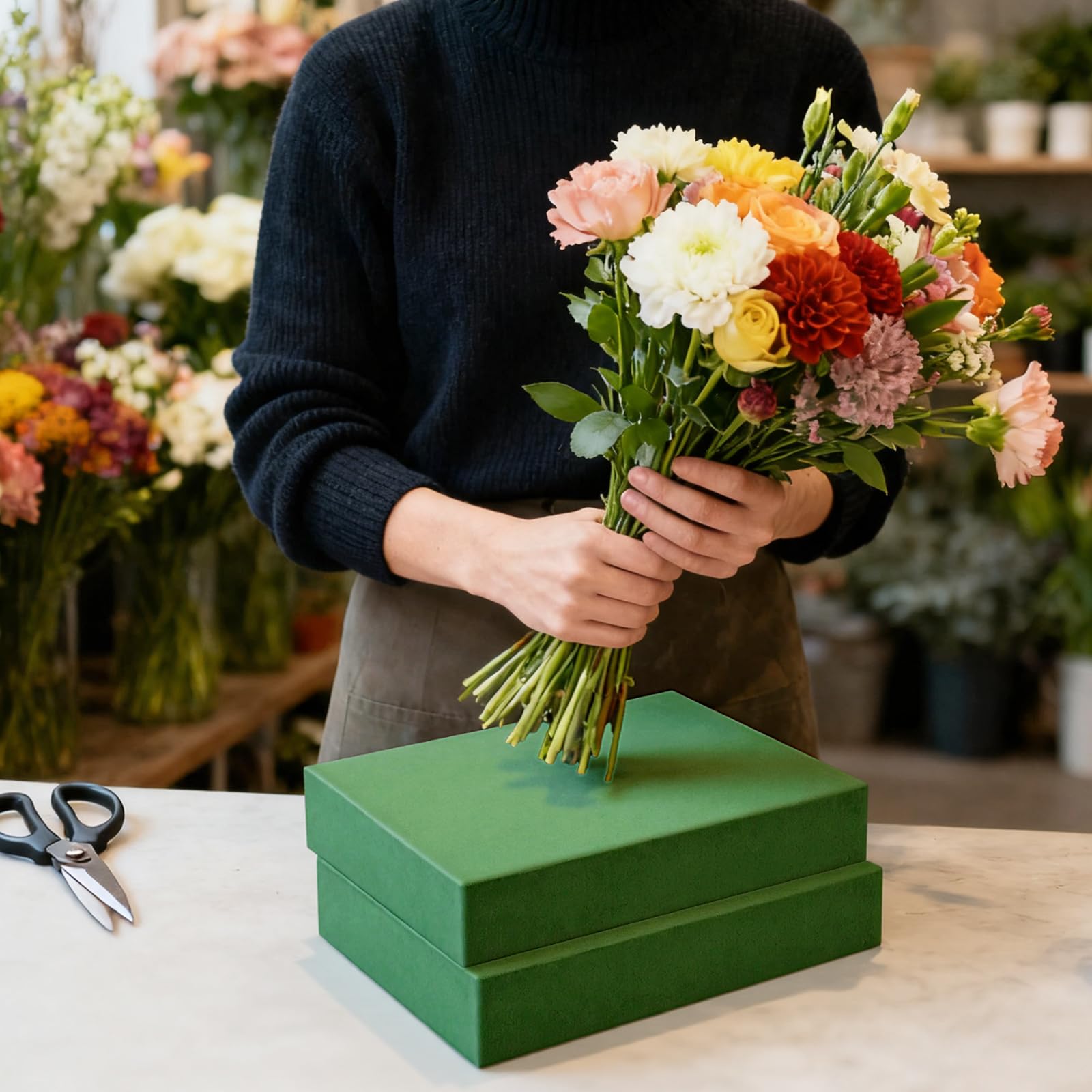 3 Stück große Blumenschaumblöcke, nass und trocken, grüner Schaumstoff für frische und künstliche Blumenarrangements, Bastelbedarf für Hochzeit, Zuhause, Blumensträuße und Blumenprojekte