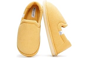 Cuddly and Bright: Yellow Slippers for Women's Comfort