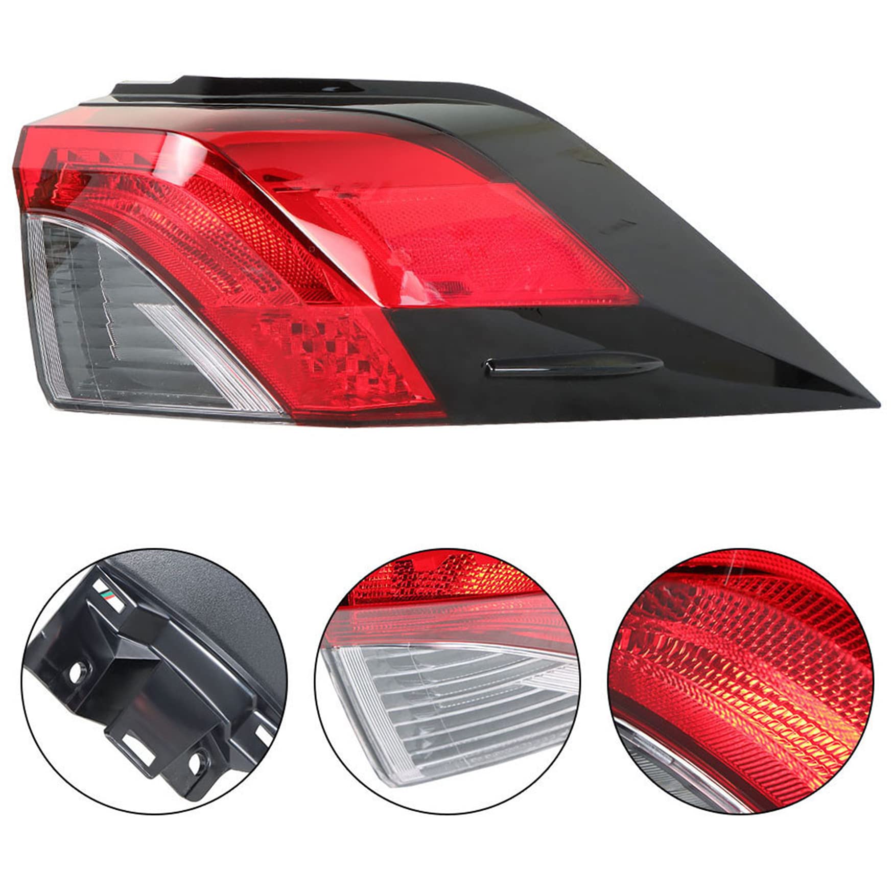 WFLNHB Right Side Tail Light Assembly Replacement for Toyota RAV4 2019 2020 2021 Passenger Side Rear Tail Light Lamp TO2805148 815500R090