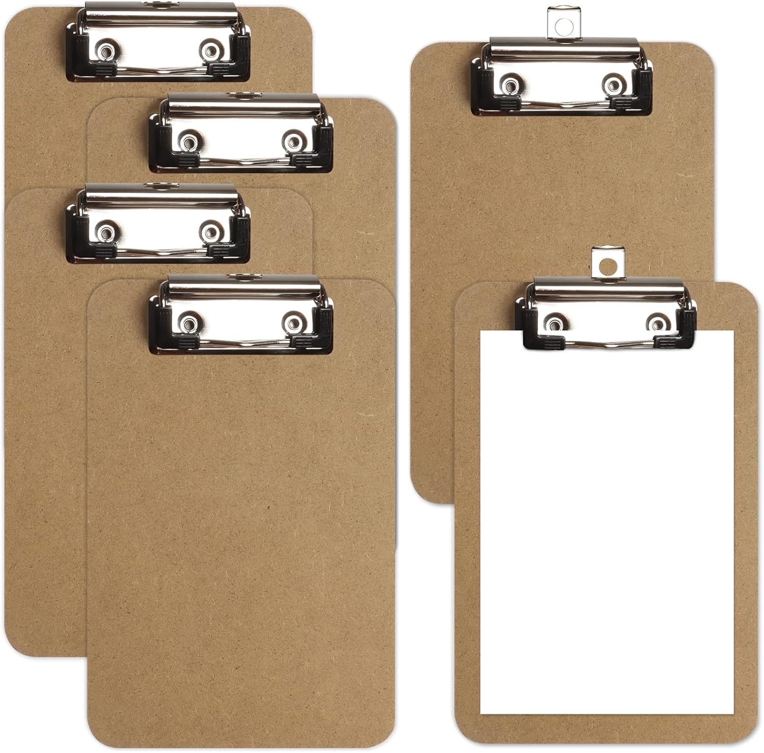 Amazon wexpw 木製クリップボード Sサイズ 4.7x7.3インチ スモールクリップボード A6 ミニ木製クリップボード ポケットサイズ クリップボード メモサイズ 吊り下げタブ