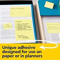 Vista 5 de Post-it - Notas adhesivas de 5 x 8 pulgadas, Amarillo canario