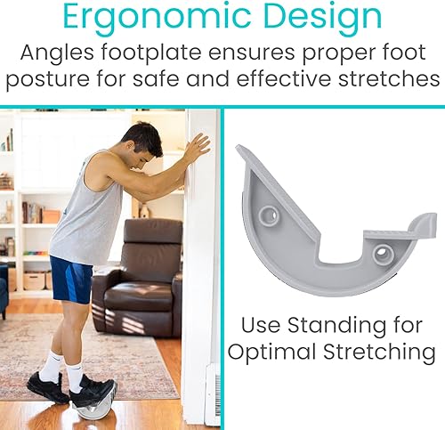 Miniatura 10 de Mecedora de Pie de ViveEstirador de Pie para el Dolor de Talón y Tirón de Pantorrilla Estirador de Pantorrilla Mejora la Flexibilidad y la Firmeza