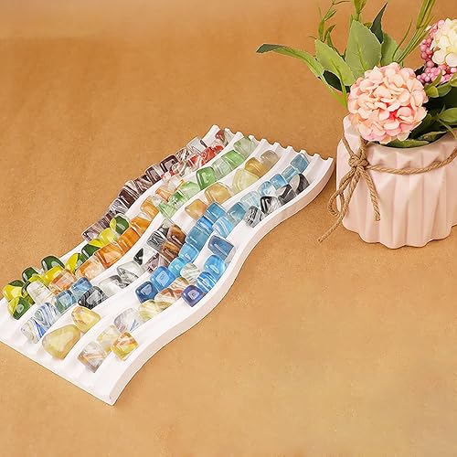 Miniatura 3 de ZWCT Azulejo de mosaico de color piedra de cristal de 7.05 oz para manualidades, baño, cocina, decoración del hogar, proyectos de arte de bricolaje,