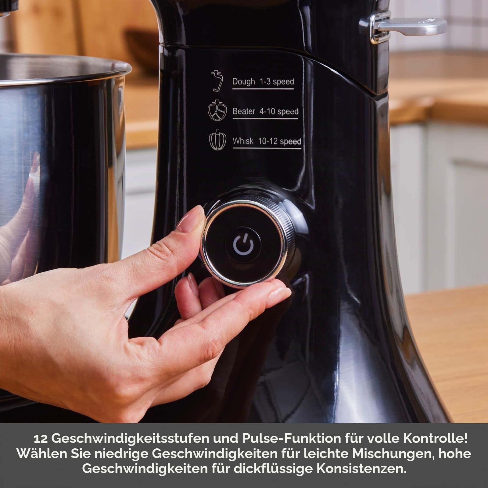 Karaca Pro Artisan Timer Küchenchef Black 1600W 5 Liter