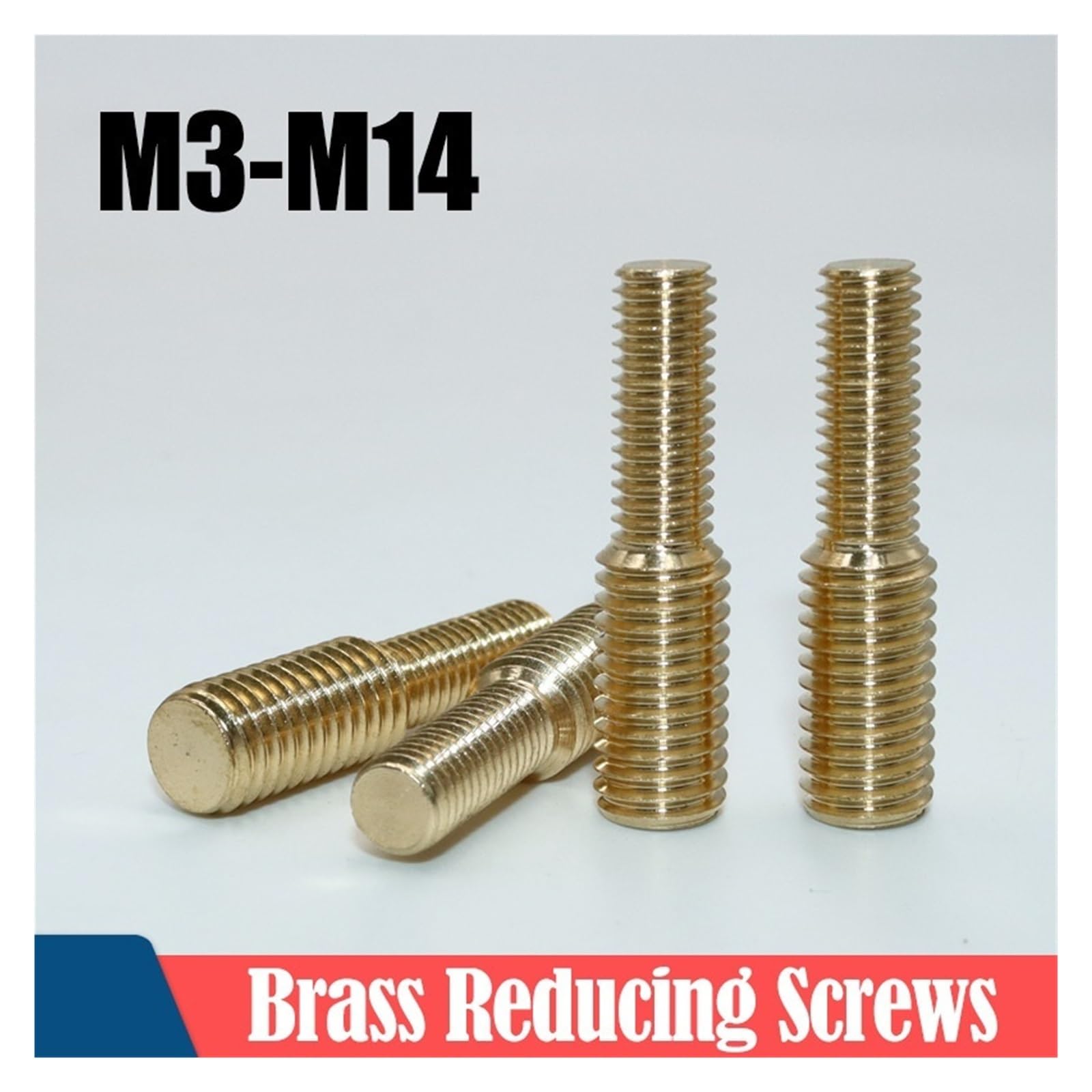 adaptador roscado, Tornillo de conversión M3 M4 M5 M6 M8 M10 M12 latón con rosca(M5x15 to M6x10(5pcs)
