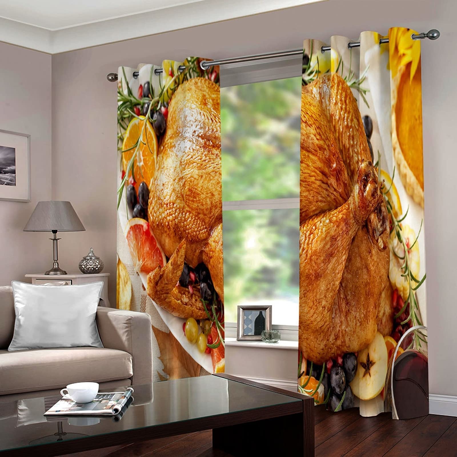 Turcja Grube zasłony, zasłona okienna do łazienki do sypialni salonu 2 panele, szer. 106 cm x dł. 274 cm