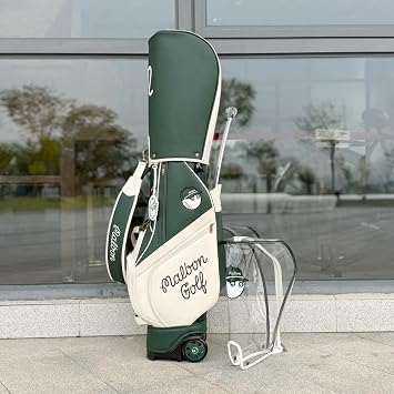 Jinghui Golf Club Bag, Stylish, Golf Club Bag, Caddy Bag, Golf Bag, Sports Golf Bag with Wheels, Golf Cart Bag, Golf Club Bag, Golf Bag Boston Bag, Lightweight, Waterproof, Abrasion Resistant, Large