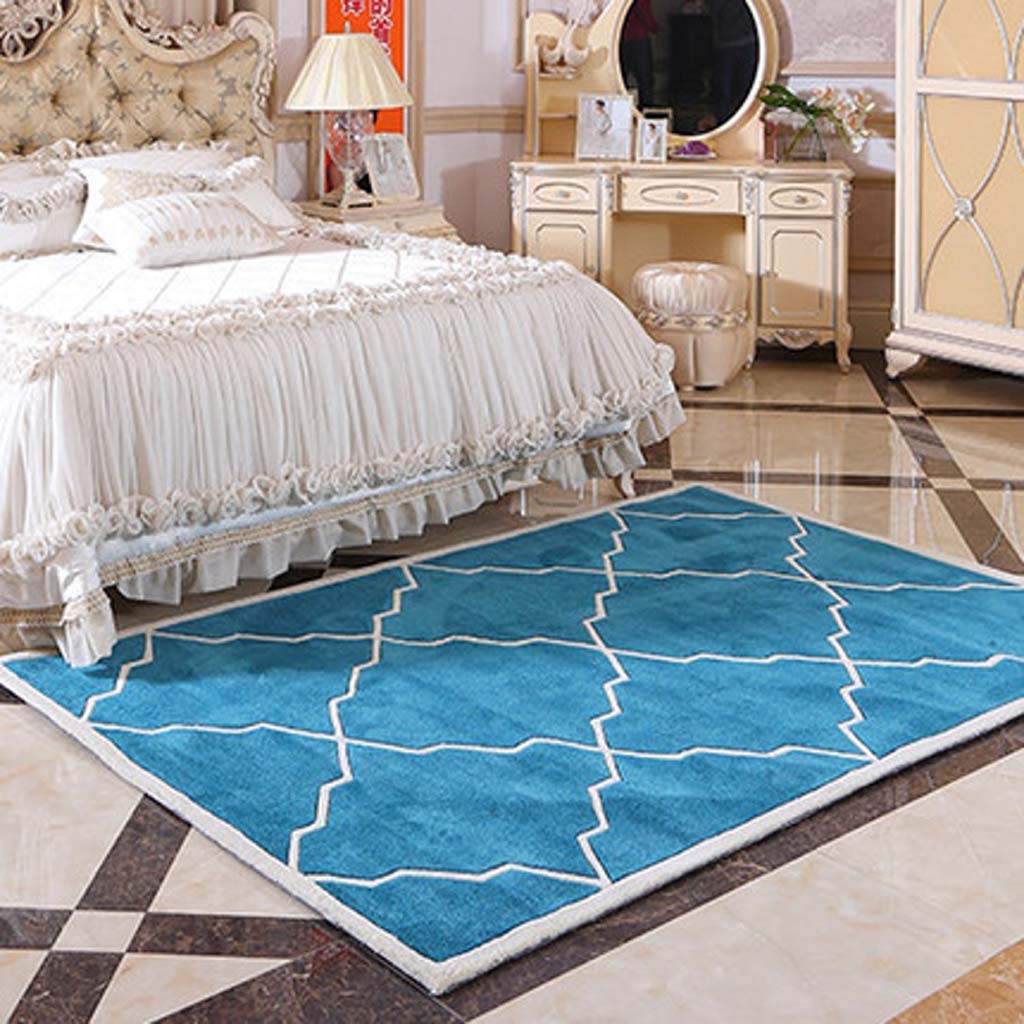 Tapis acrylique fait main épaissi et insonorisé pour salon moderne