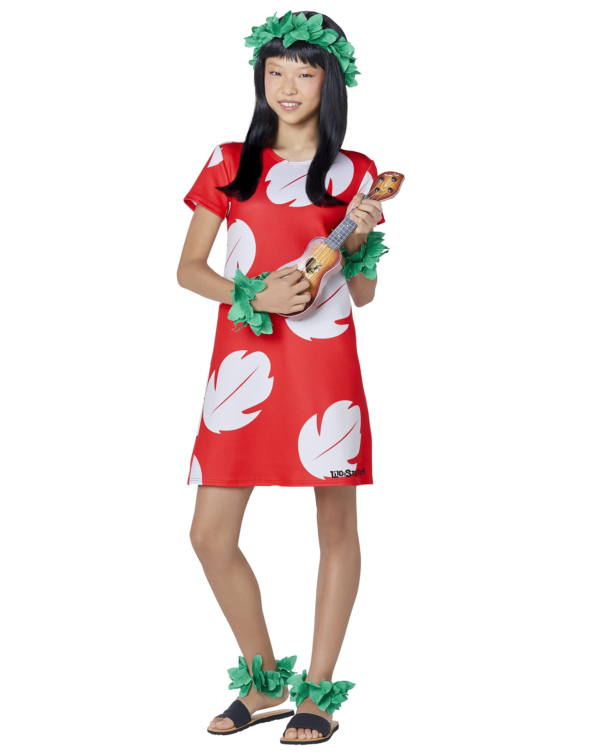 Spirit Halloween Lilo and Stitch Kids Costume | Officially Licensed Disney | TV and Movie Cosplay