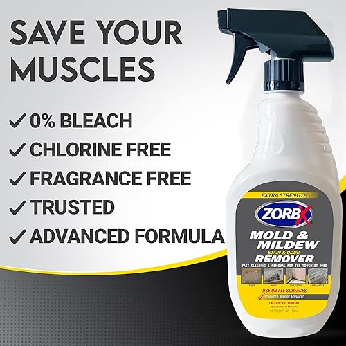 Miniatura 7 de ZORBX Paquete de eliminación de olores  Incluye 16 oz de acción rápida eliminador de olores, 7.5 oz tamaño compacto removedor de olores, 2 onzas de