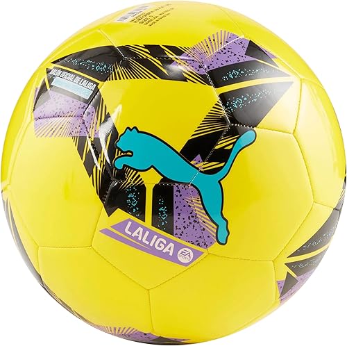 Miniatura 5 de Puma ORBITA LALIGA 1 Machine Stitched Soccer Ball Pelé Amarillo Multicolor AH24,Fluo Naranja-multicolor SS25,https://www.amazon.com/dp/undefined