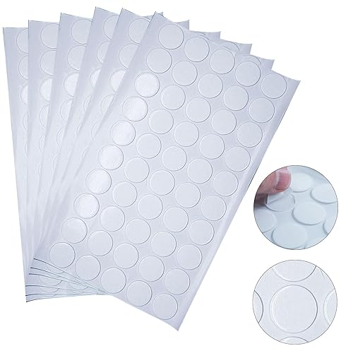 Benkyo Puntos adhesivos de doble cara, masilla adhesiva transparente, para colgar en la pared, fotos, manualidades, globos sin clavos, extraíble,