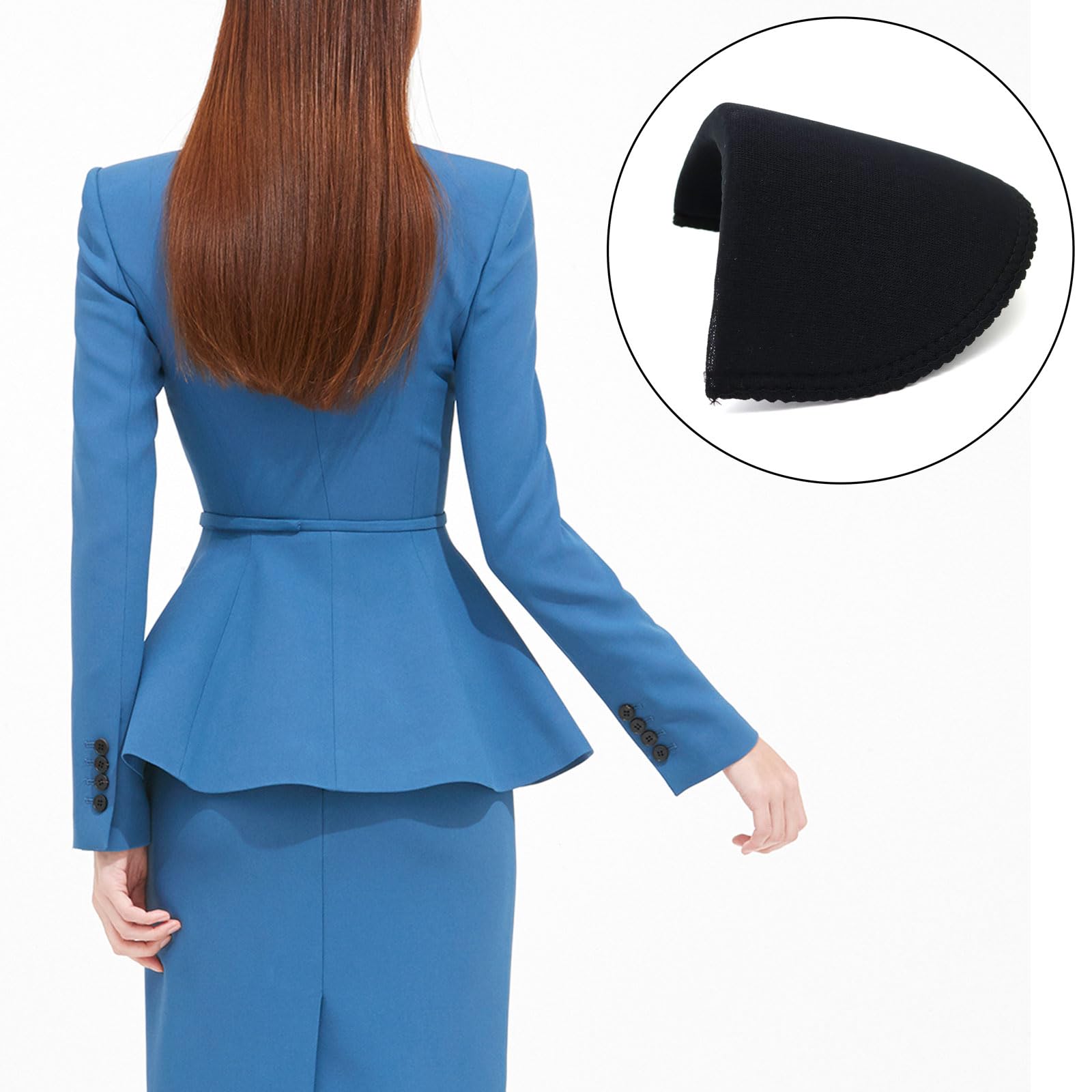 Epaulette Vêtement, 6 Paires Éponge Épaulettes, Coussinets Dépaule Doux en Mousse pour Veste Blazer Shirt Vêtements Robe Accessoires de Couture(Beige, Blanche, Noire Epaulette Vêtement, 6 Paires Éponge Épaulettes, Coussinets Dépaule Doux en Mousse pour Veste Blazer Shirt Vêtements Robe Accessoires de Couture(Beige, Blanche, Noire