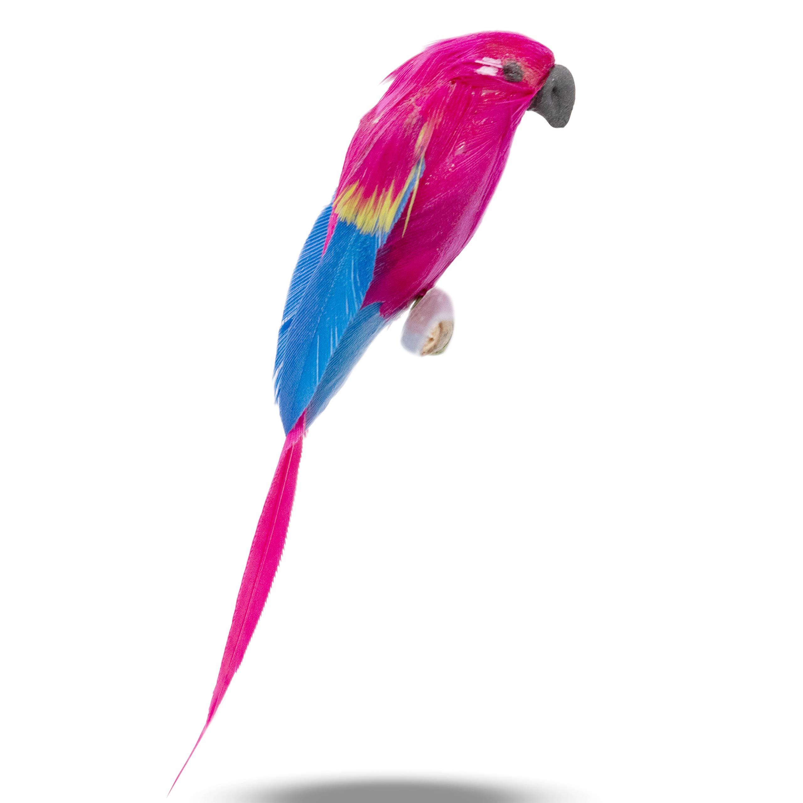 Dollhouse Bird- Beautiful Red and Blue Macaw Parrot for Dollhouses, Miniature Dollhouse Bird Scaled to 1:12 Doll Houses, an American Heritage Industry Products