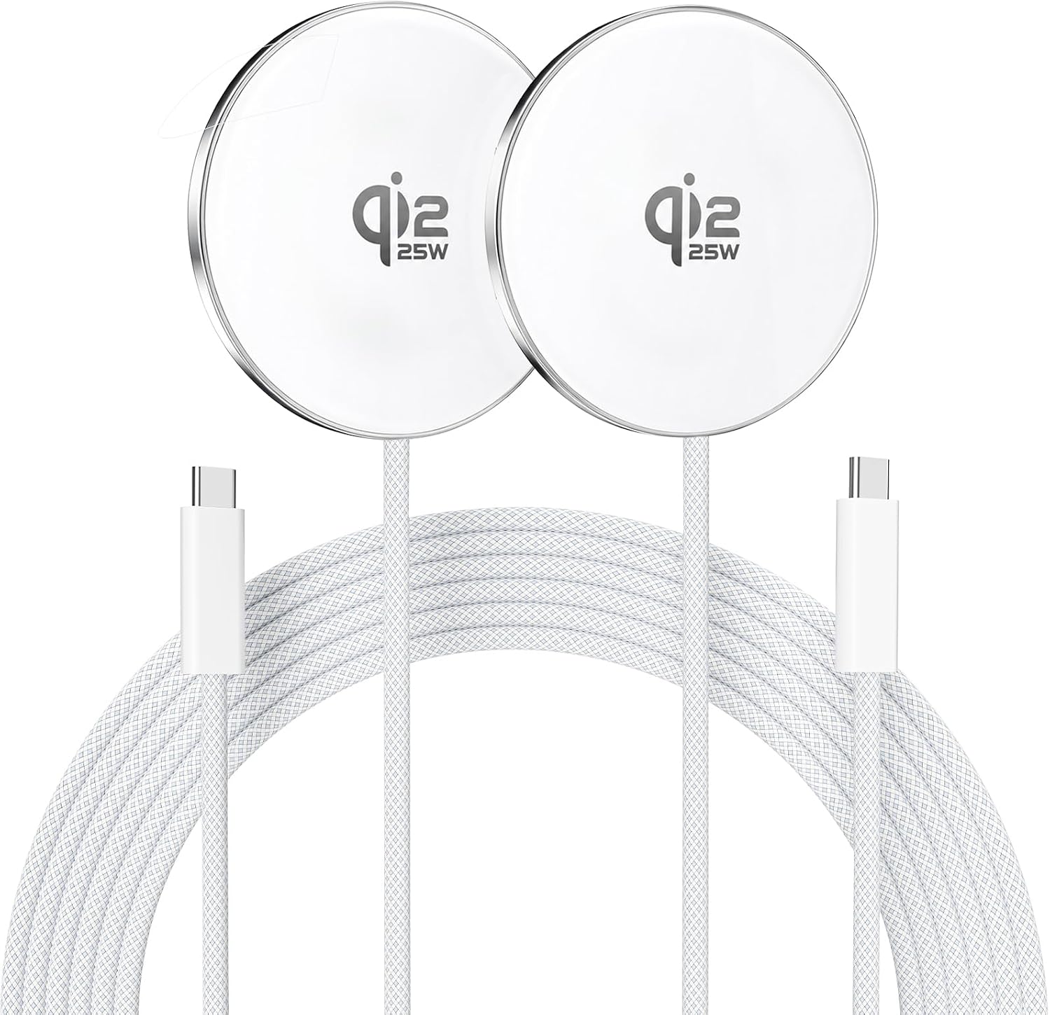 [Apple MFi Certified] 2Pack Magsafe Wireless Charger for iPhone 17 16