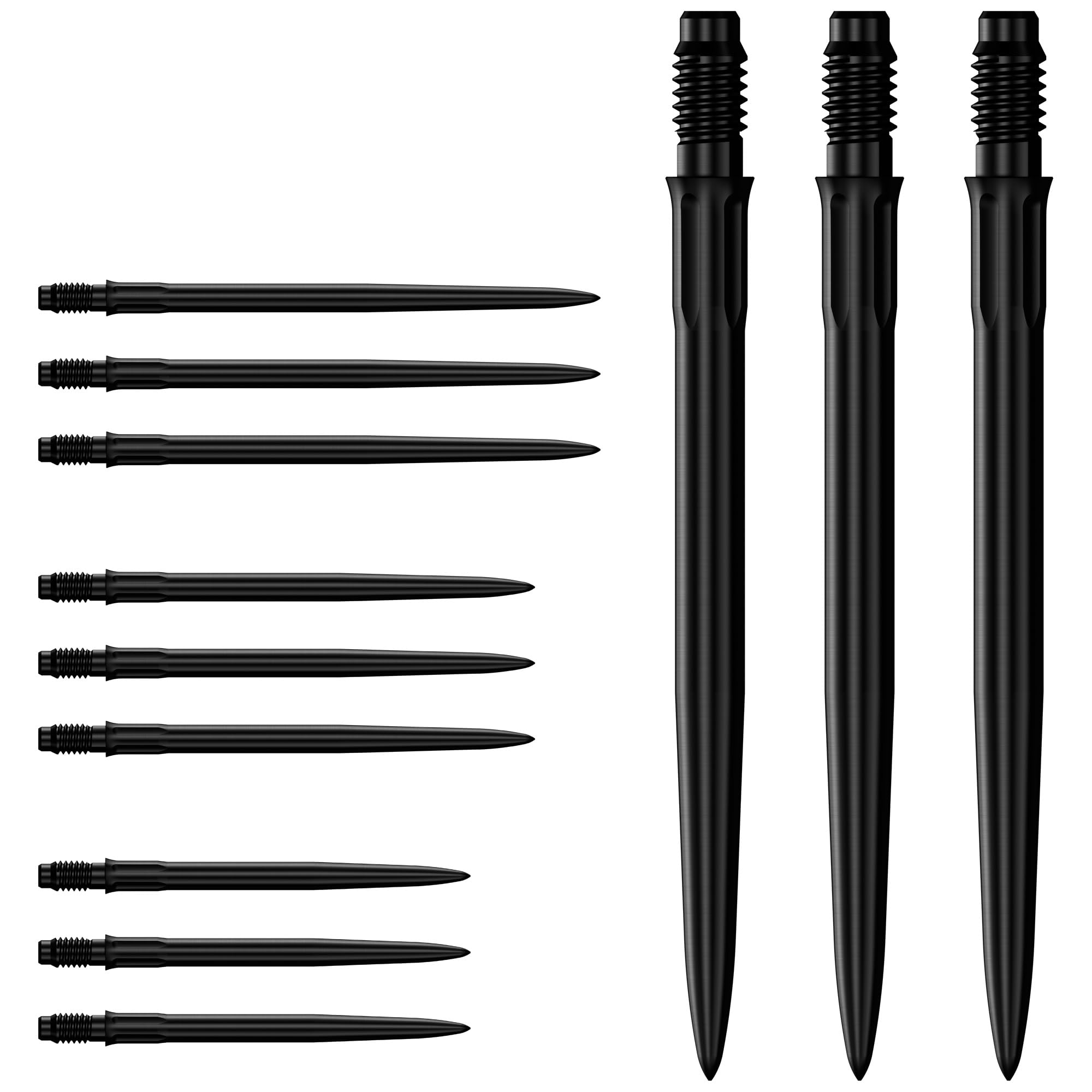 Mission R2.5 Rapid SM1 Steel Tip Dart Points - 30/40mm - 2 Colours. (Black, 35mm)
