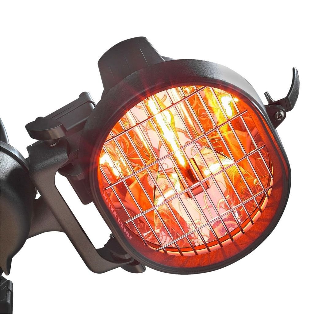 Eurom Riscaldamento per patio "Parasol Heater 1500", nero, 1500 W, 333329
