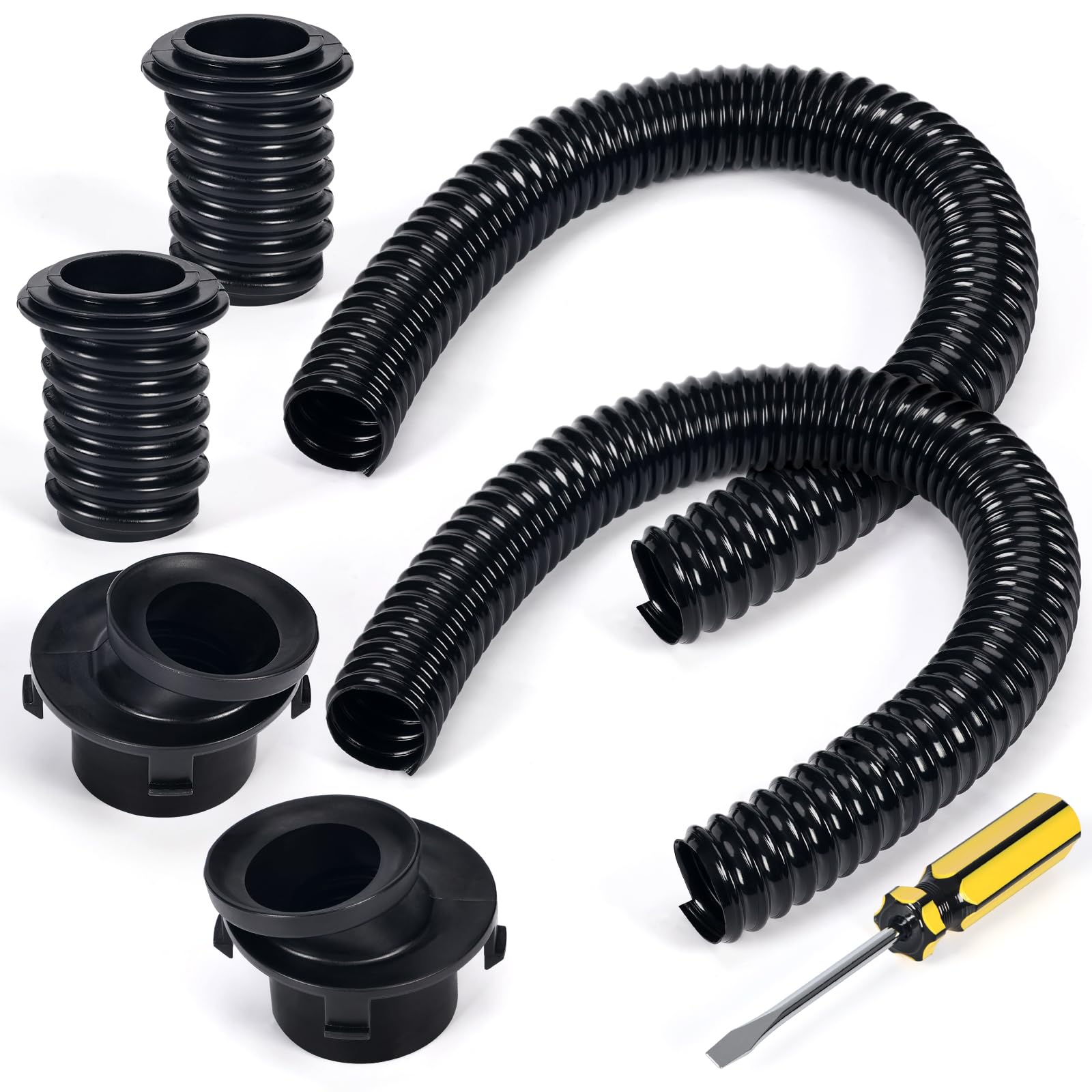 Hose Kit Converts to X3 Hoseless Hood Design Compatible with Rug Doctor Mighty Pro X3 93155, Commercial Carpet Cleaner Machine Hose Replacement Parts