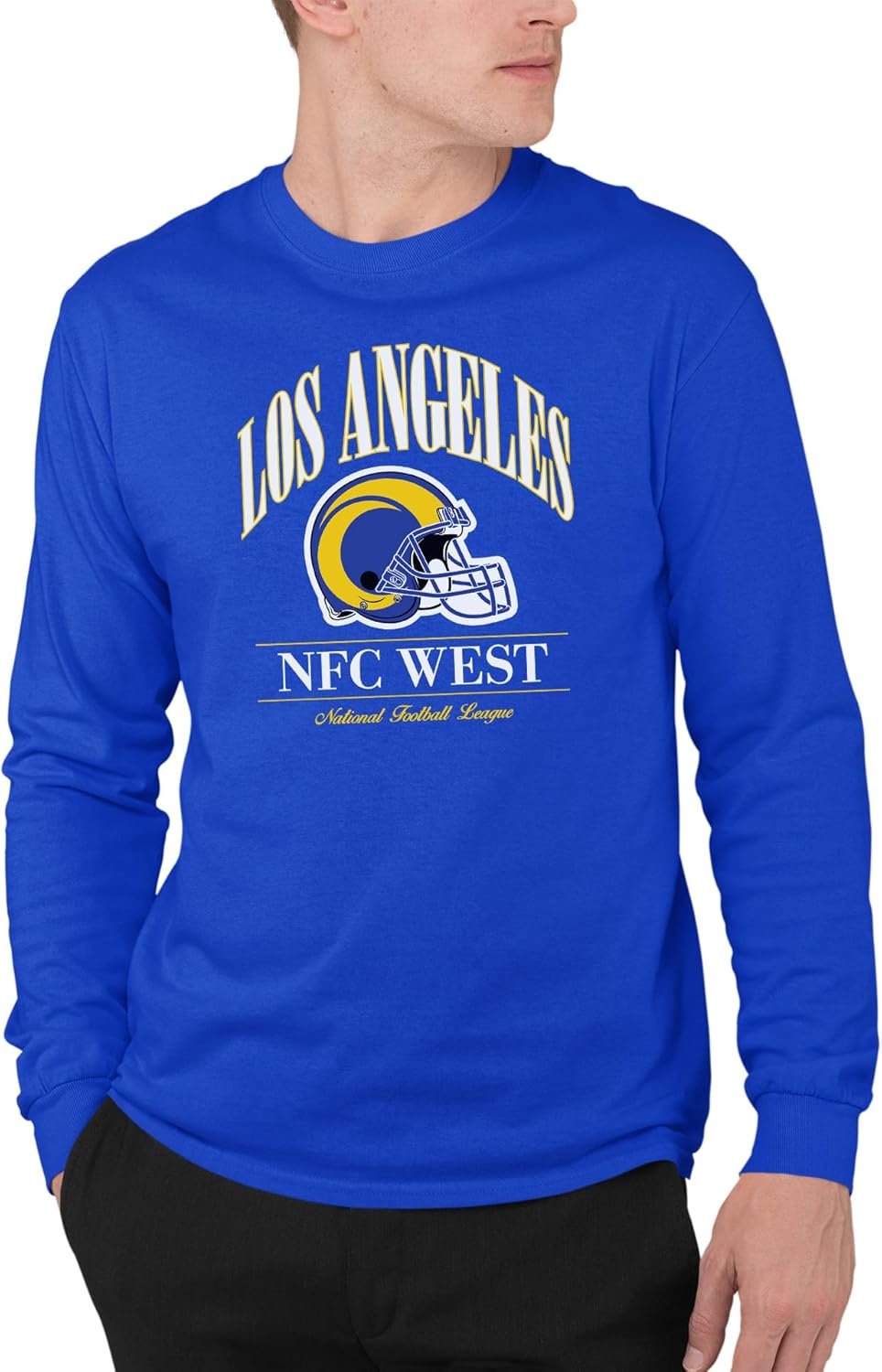 Junk Food NFL Prep - Officially Licensed Adult Long Sleeve Fan Tee for Men and Women