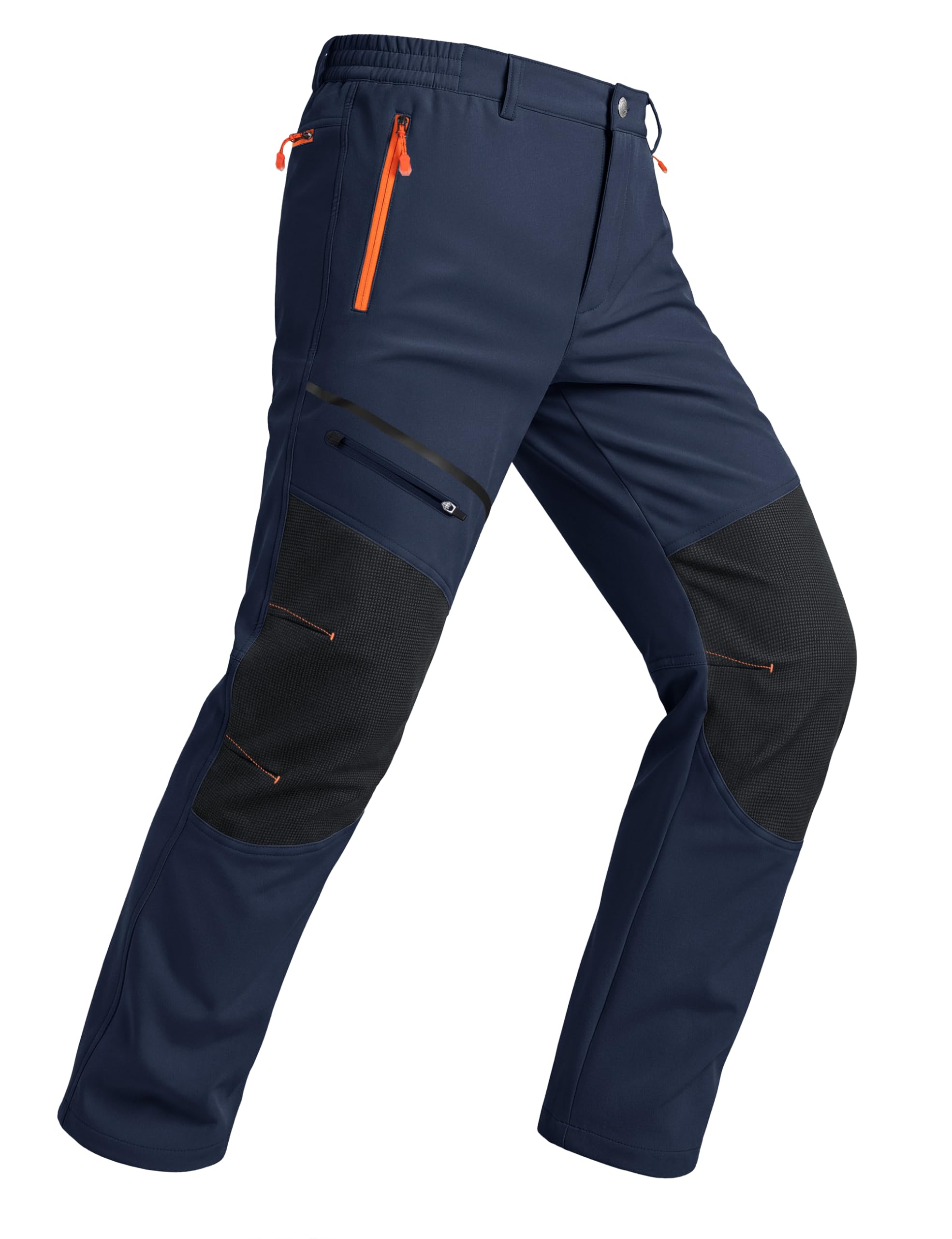 Men's Snow Ski Pants Fleece Lined Winter Water Resistant Pants