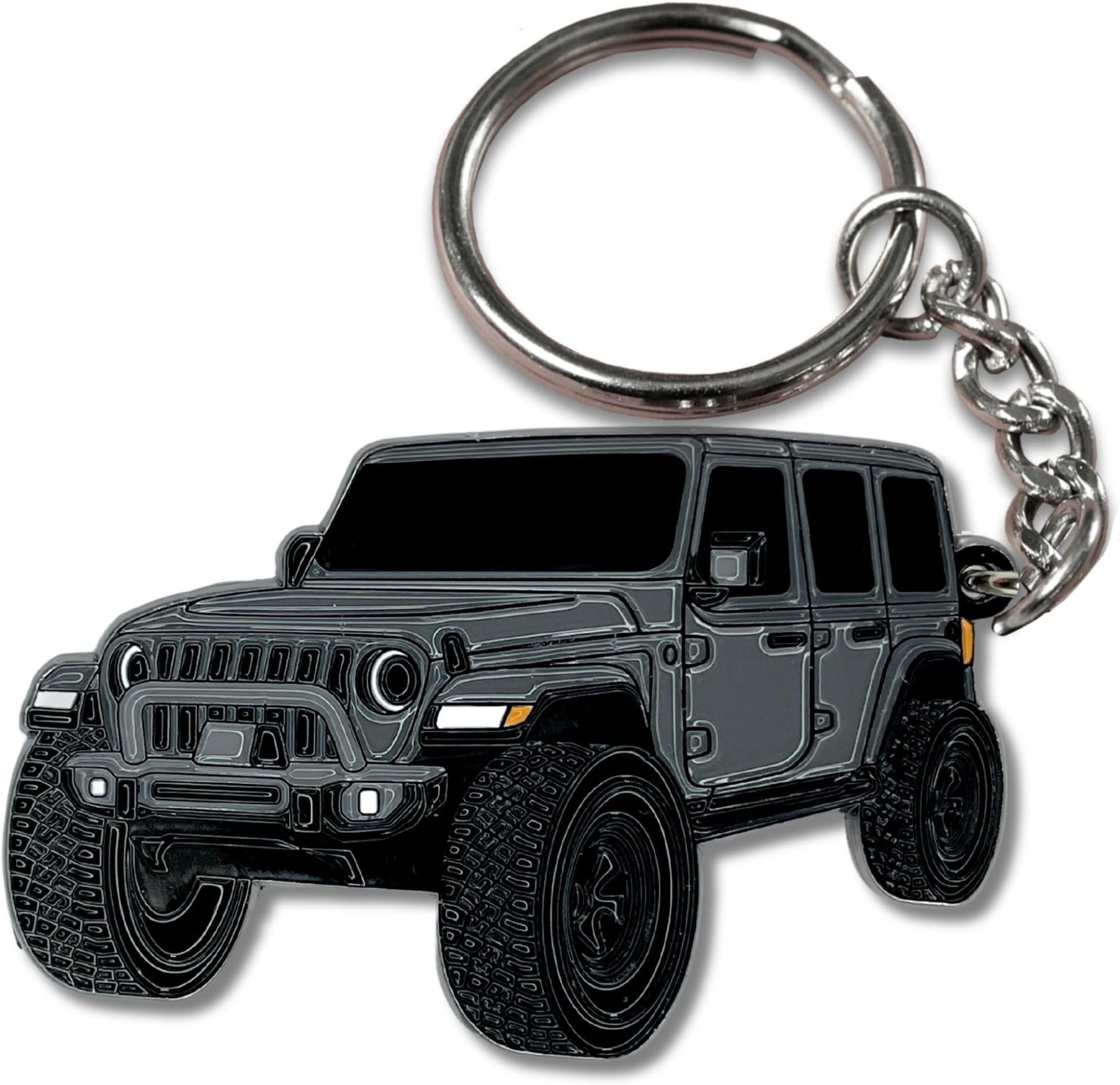 Jeep Wrangler Keychain - Officially Licensed Jeep Rubicon Accessories JL Key Chain JKU 2024 2023