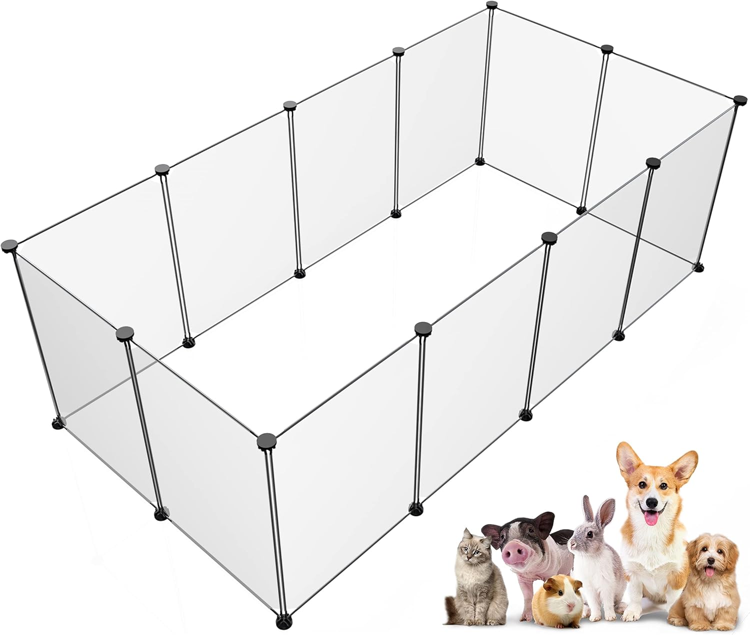 Pet Playpen,24 Inch Tall Puppy Playpen Portable Small