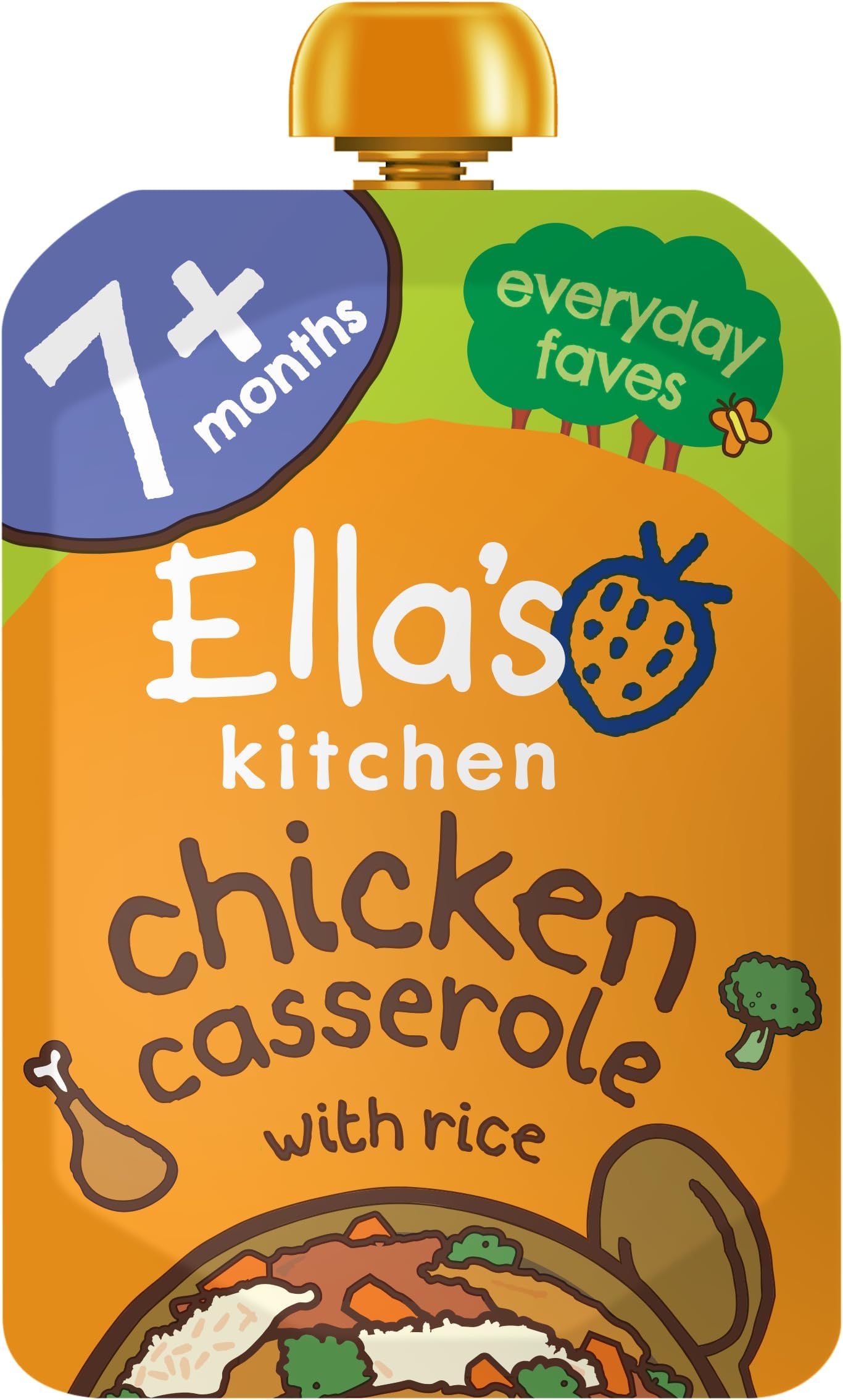 Organic Chick-Chick Chicken Casserole with Rice From 7 Month, 130g