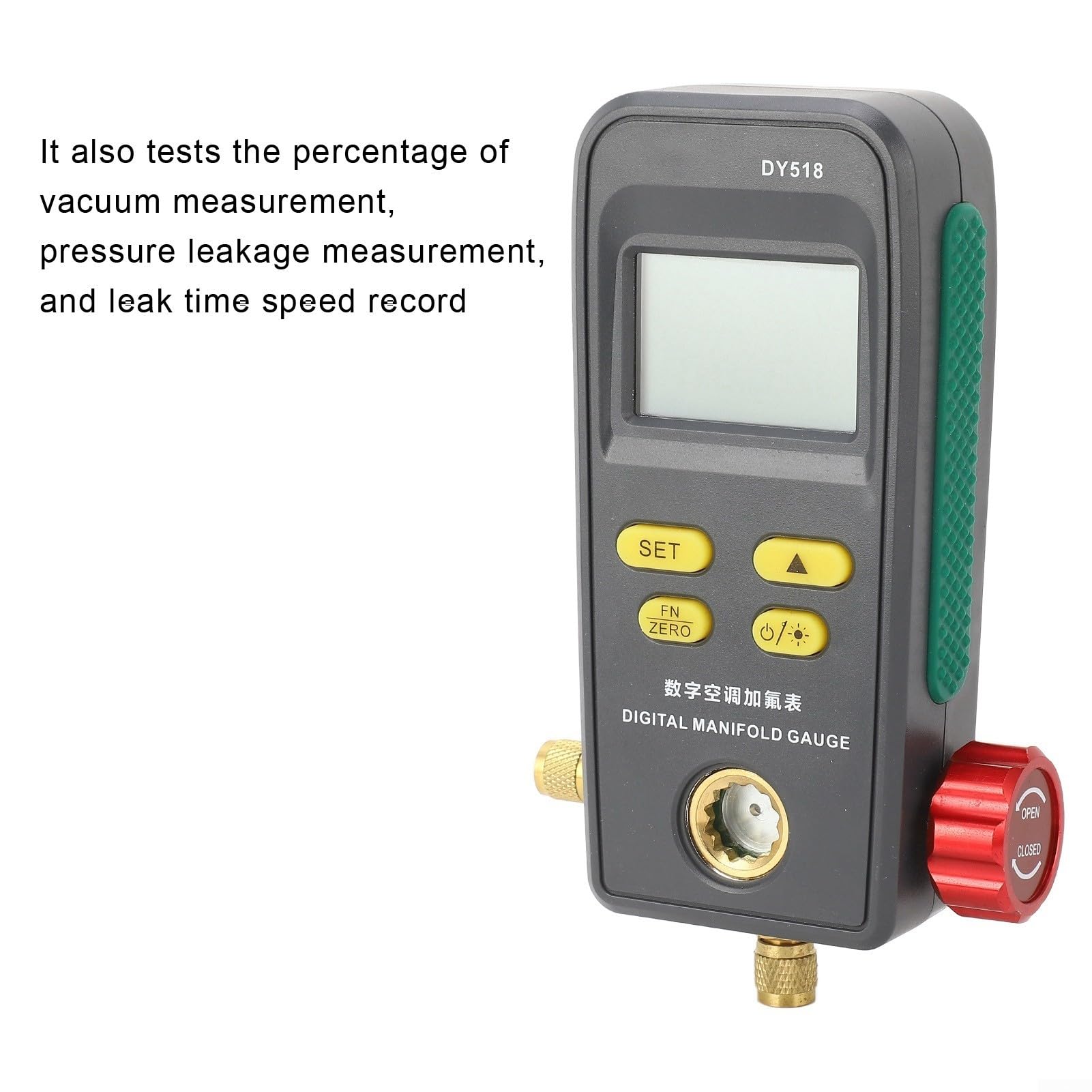 ABS Silicone Pressure Gauge 1/4 Inch Leak Detection Tool