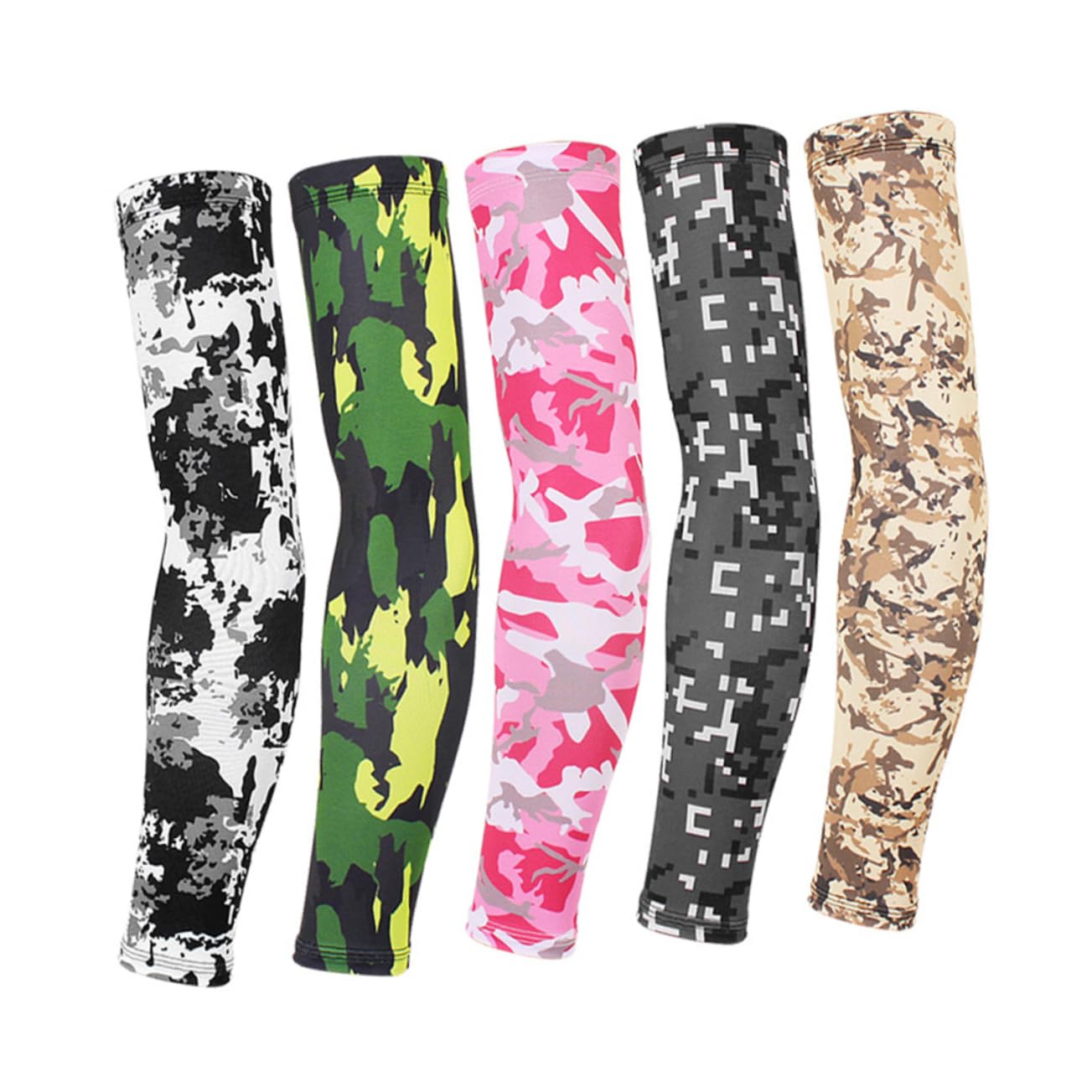 Abaodam Uv Protection Sun Sleeves Hiking Gloves for Men Women Arm Guard Sleeves for Cycling Driving Running Golfing Fishing