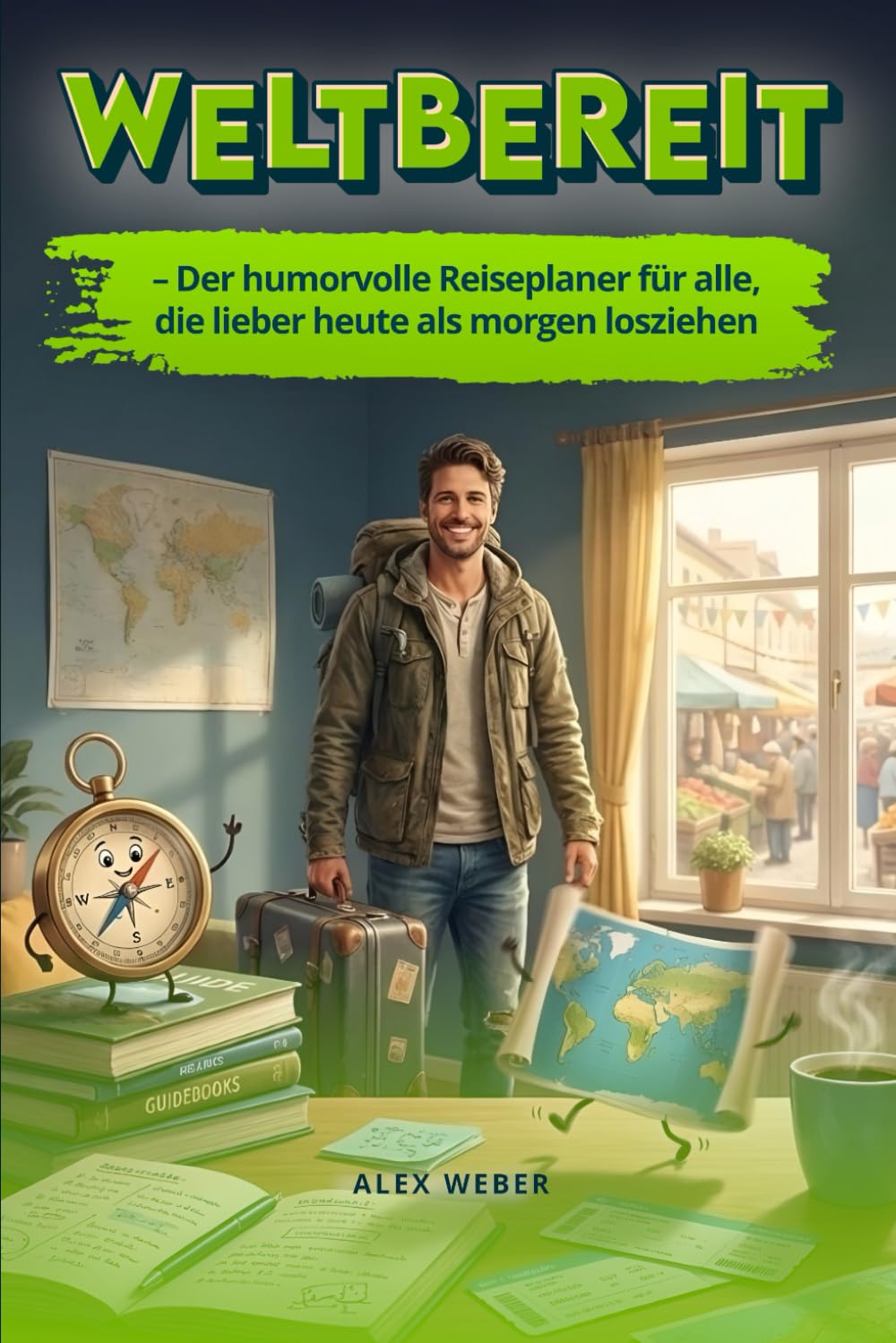 Weltbereit – Der humorvolle Reiseplaner für alle, die lieber heute als morgen losziehen: Reiseplanung ohne Stress – mit Humor, Checklisten & echten Reisetipps für deinen nächsten Urlaub