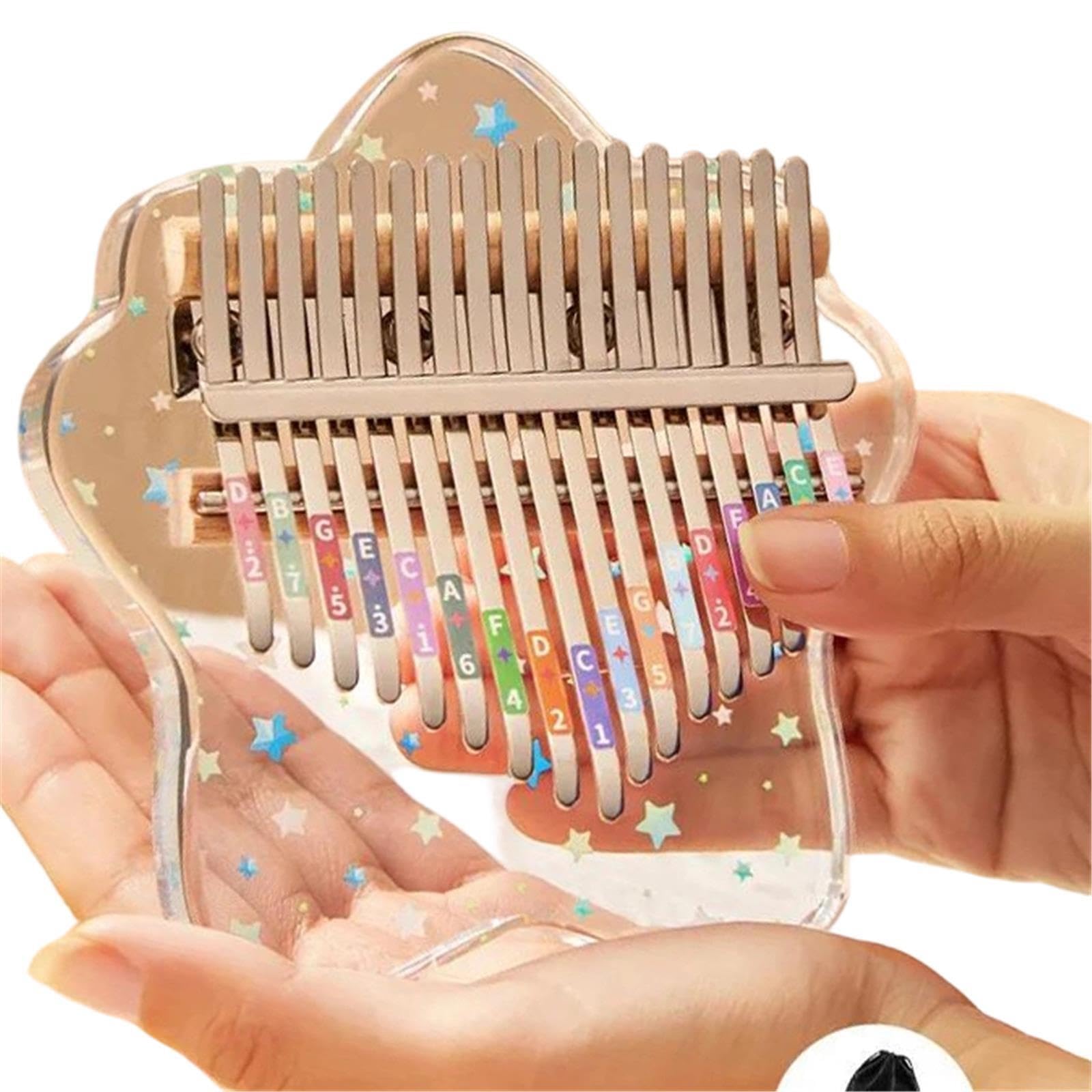 Solidna Kalimba Fortepian Kciukowy Crystal Kalimba