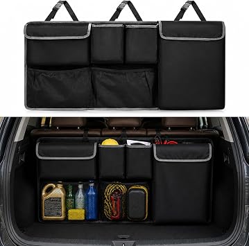 Car Trunk Organizer Storage Backseat Hanging Organizer Bag for Toyota RAV4 / RAV4 LE XLE XLE Premium Limited Adventure TRD Off-Road Prime Hybrid SUV Accessories 2019-2026