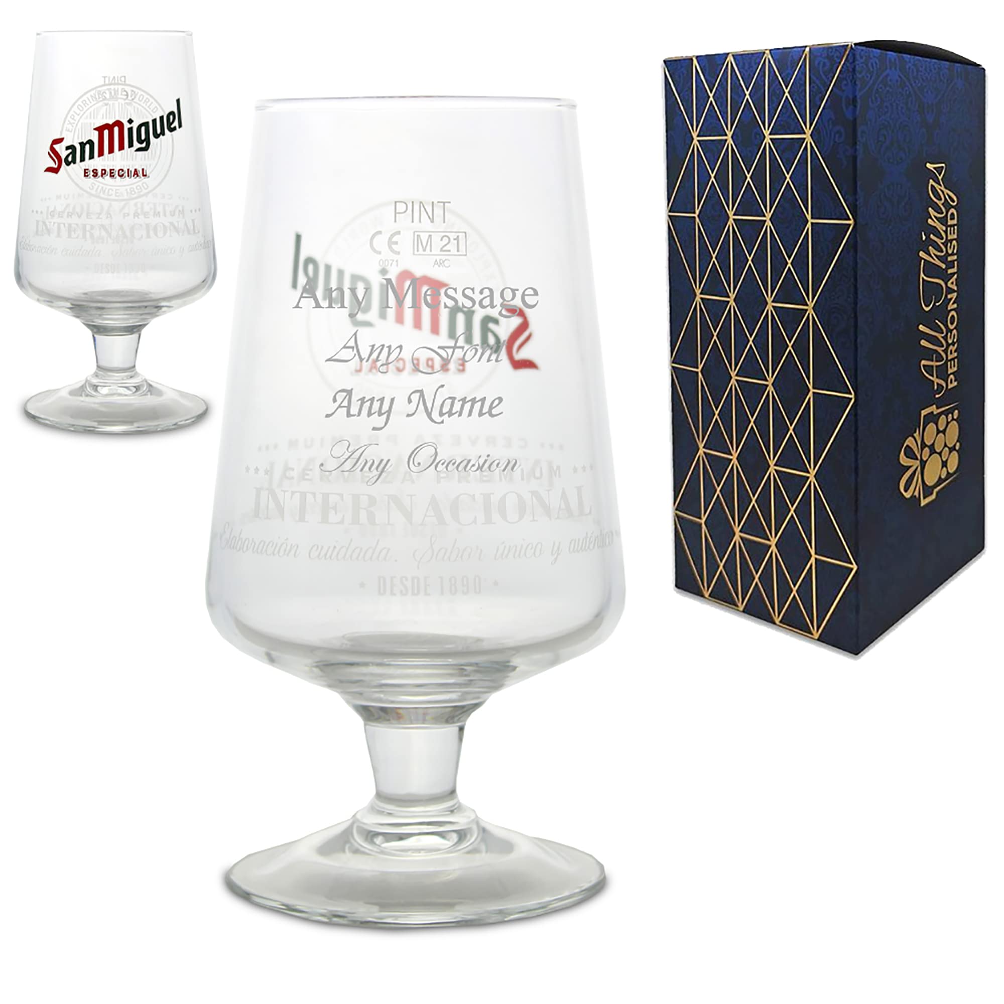 San Miguel Pint Glass For Sale In Shannon, Clare From Bilail - Foto 9