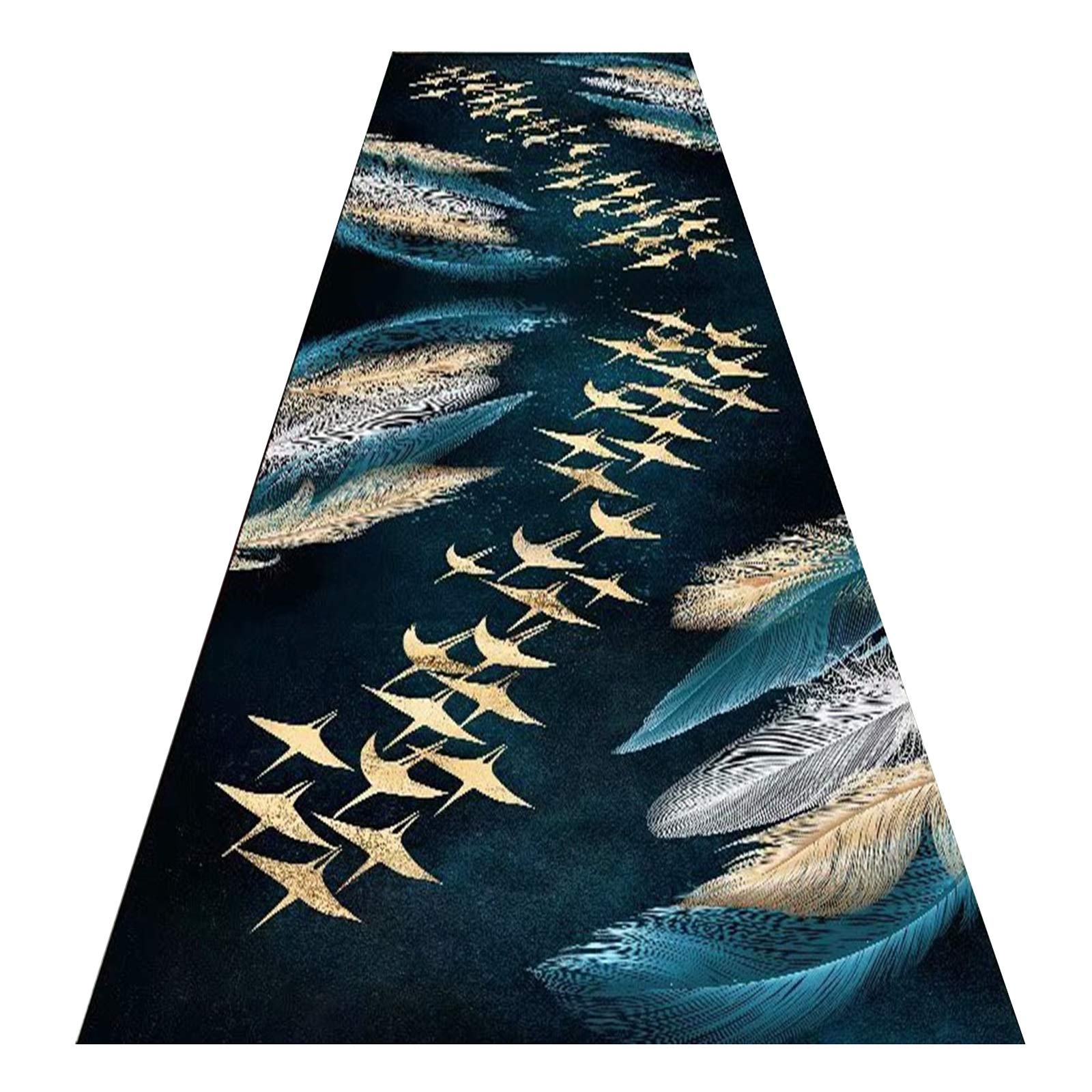 Tapis long hall antidérapant 80x300cm et tapis d'entrée protecteur de sol