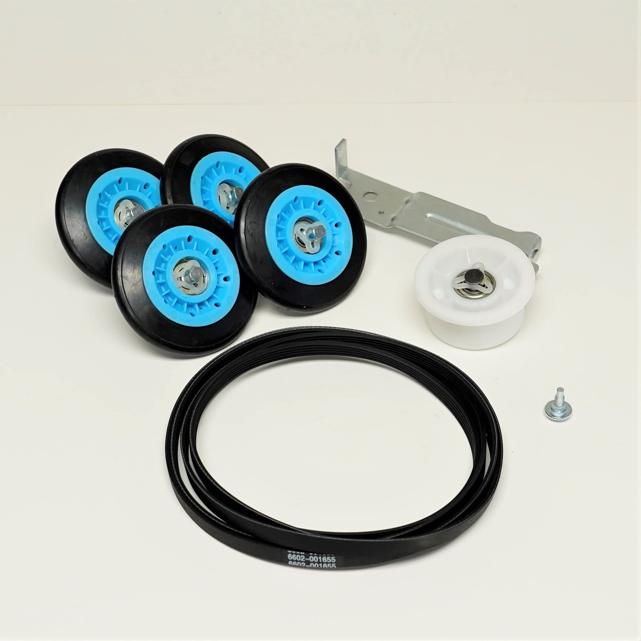 SAMKIT Dryer Belt Pulley Rollers Maintenance Kit for Samsung DC97-16782A DC96-00882C 6602-001655