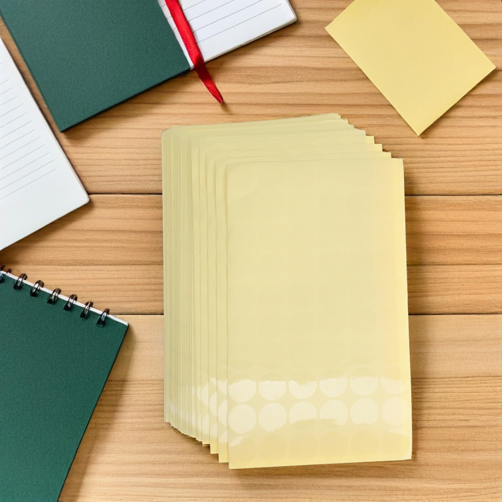 84 Feuilles D'Autocollants Ronds Étiquettes Transparentes Autocollants D'Emballage Autocollants Ronds