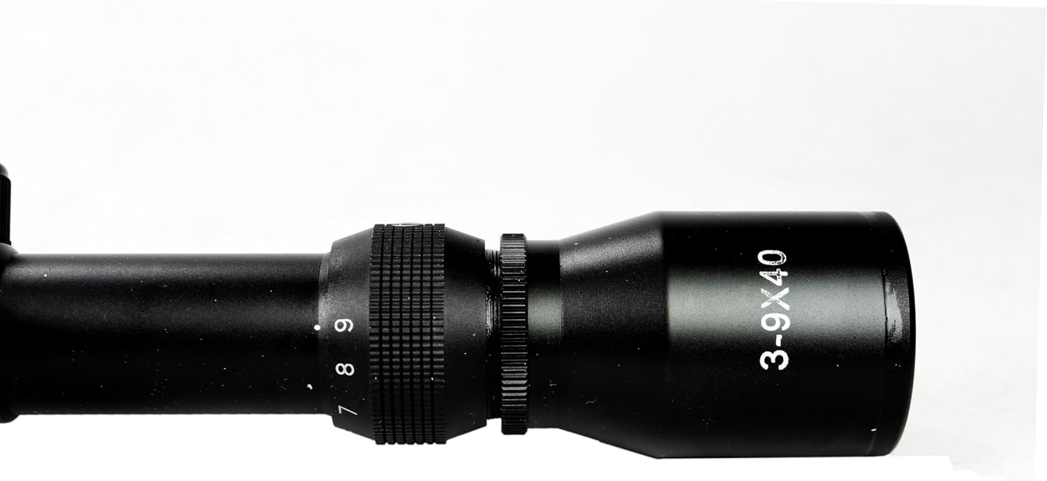 ARMSTAC® Rifle Scope Eagle-I Variable Zoom 3-9x40 Hunting Scope with Lens Filter Caps
