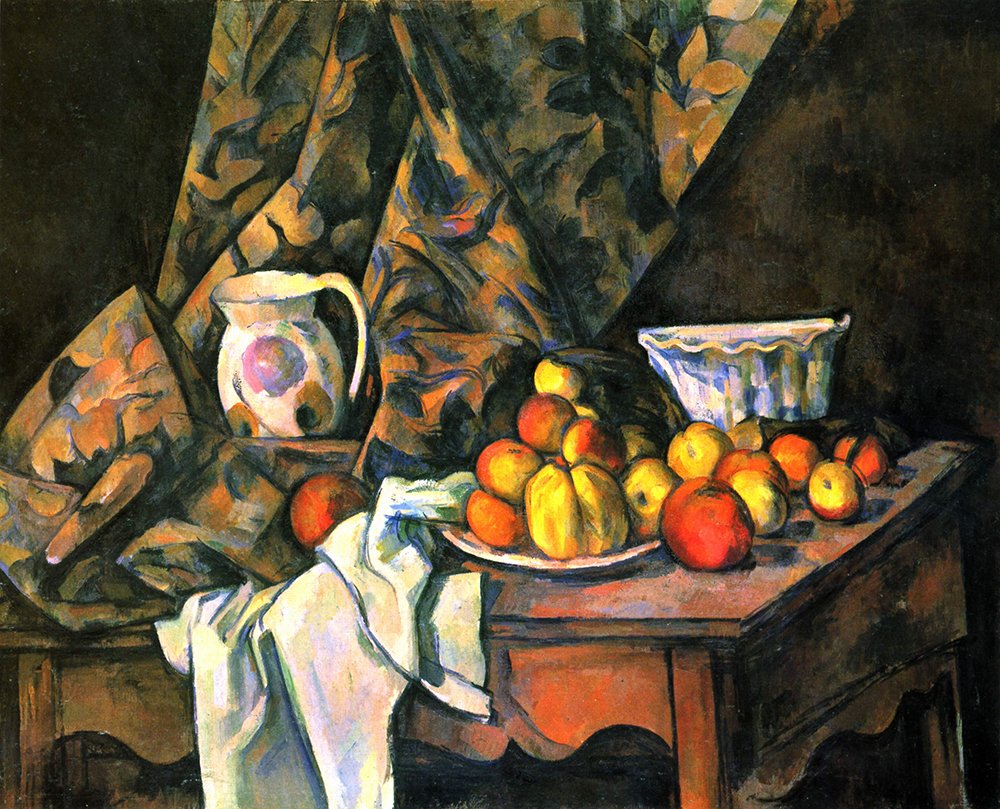 Impression Paul Cézanne Still Life Extra Large cadre noir mat art - 3
