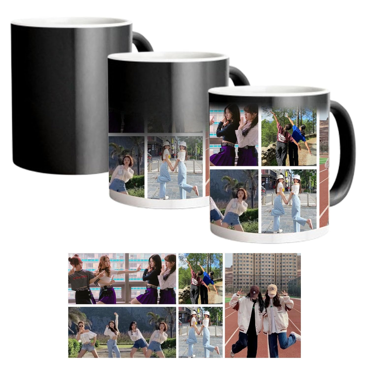 PrintWink Personalised Heat Change Mug | Colour Changing Mug with Photo | Custom Magic Cup for Coffee & Tea | Personalised Gift for Men, Women, Birthday, Anniversary, Father’s Day | Photo 5