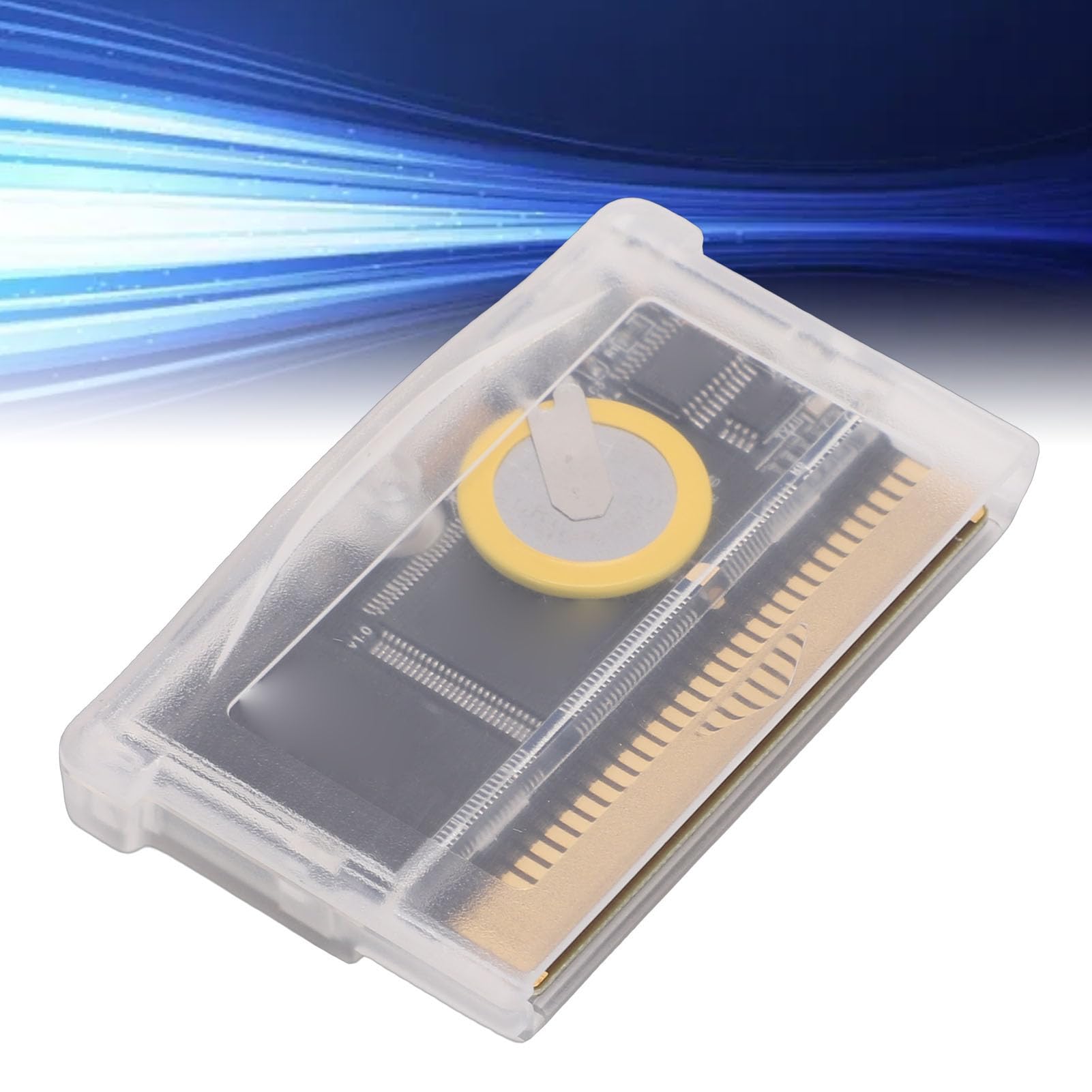 Topiky Cartouche Flash 32 Mo pour Console de Jeu GBA, 1 Mo de RAM Statique avec Cartouche à énergie Solaire RTC, Compatible avec GBA, Compatible avec DS, Chargement à L'énergie