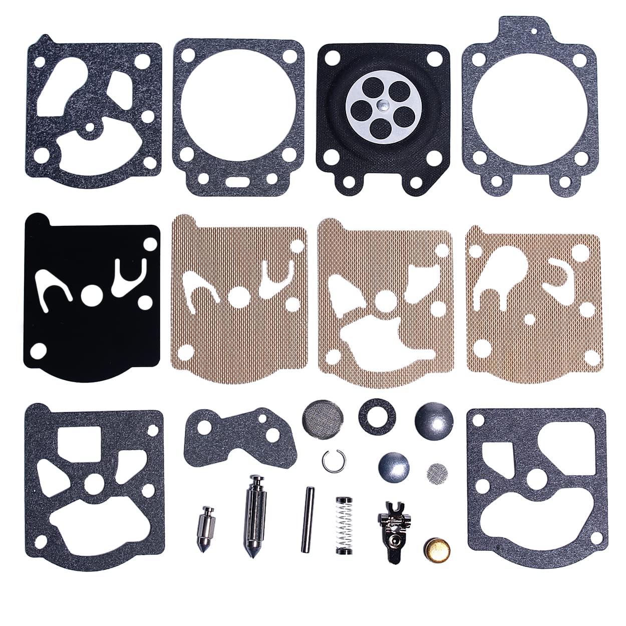 Carburateur Complet + Kit Réparation Pour Stihl FS56 | Référence 4144 120 0608 – Avec Outil Réglable, Joints, Filtre Et Durites