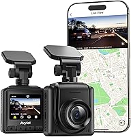 Avylet A1 2K WiFi Dash Cam with GPS, Super Night Vision, Parking Monitor, 170° Wide Angle Mini Front Camera