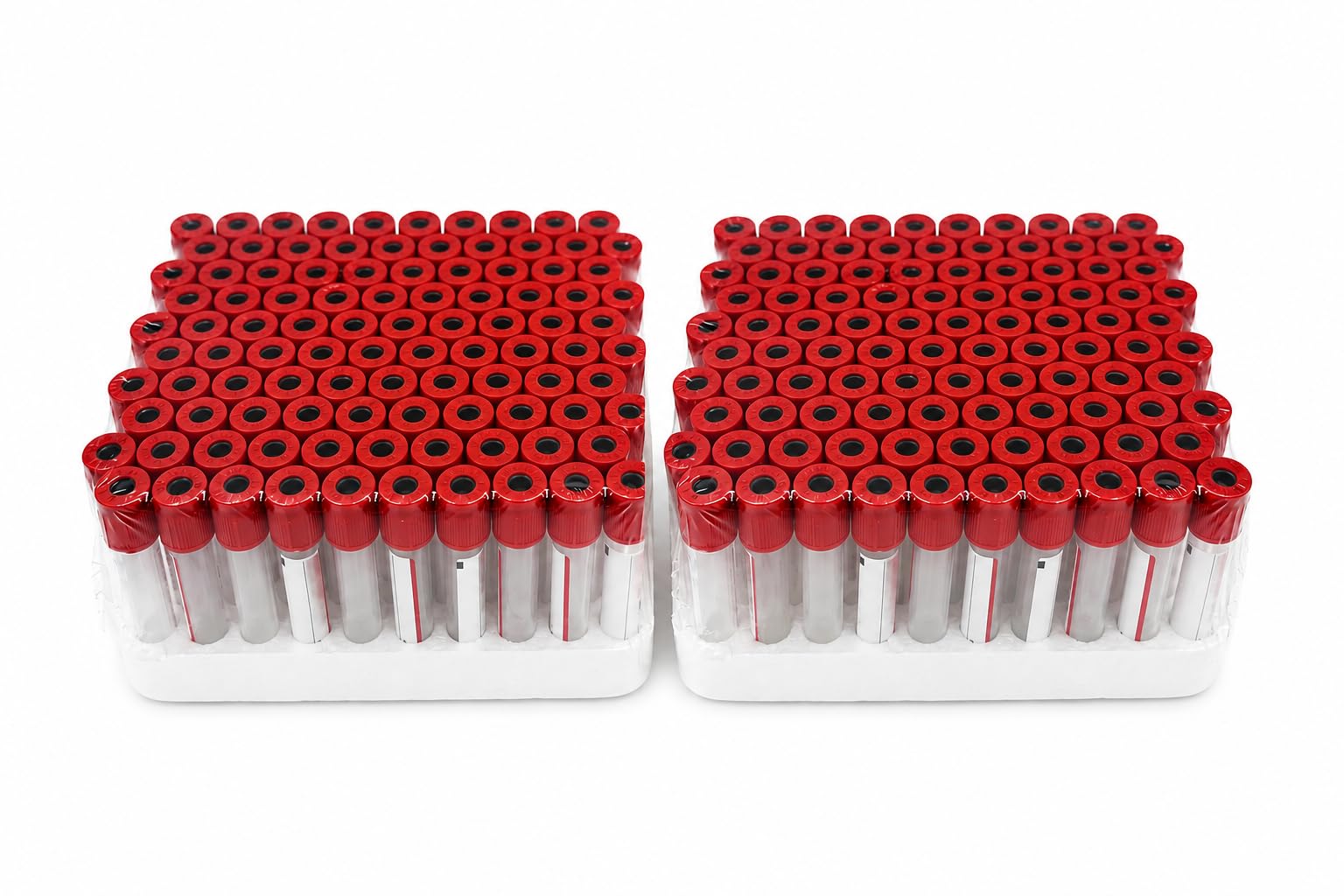 Blood Collection Tube Combo Pack – Red Cap Plain Clot Activator Tubes & Lavender Cap EDTA K2/K3 Tubes for Laboratory, Diagnostic Centers, Hospitals and Blood Sample Collection (Combo Pack)-image-29