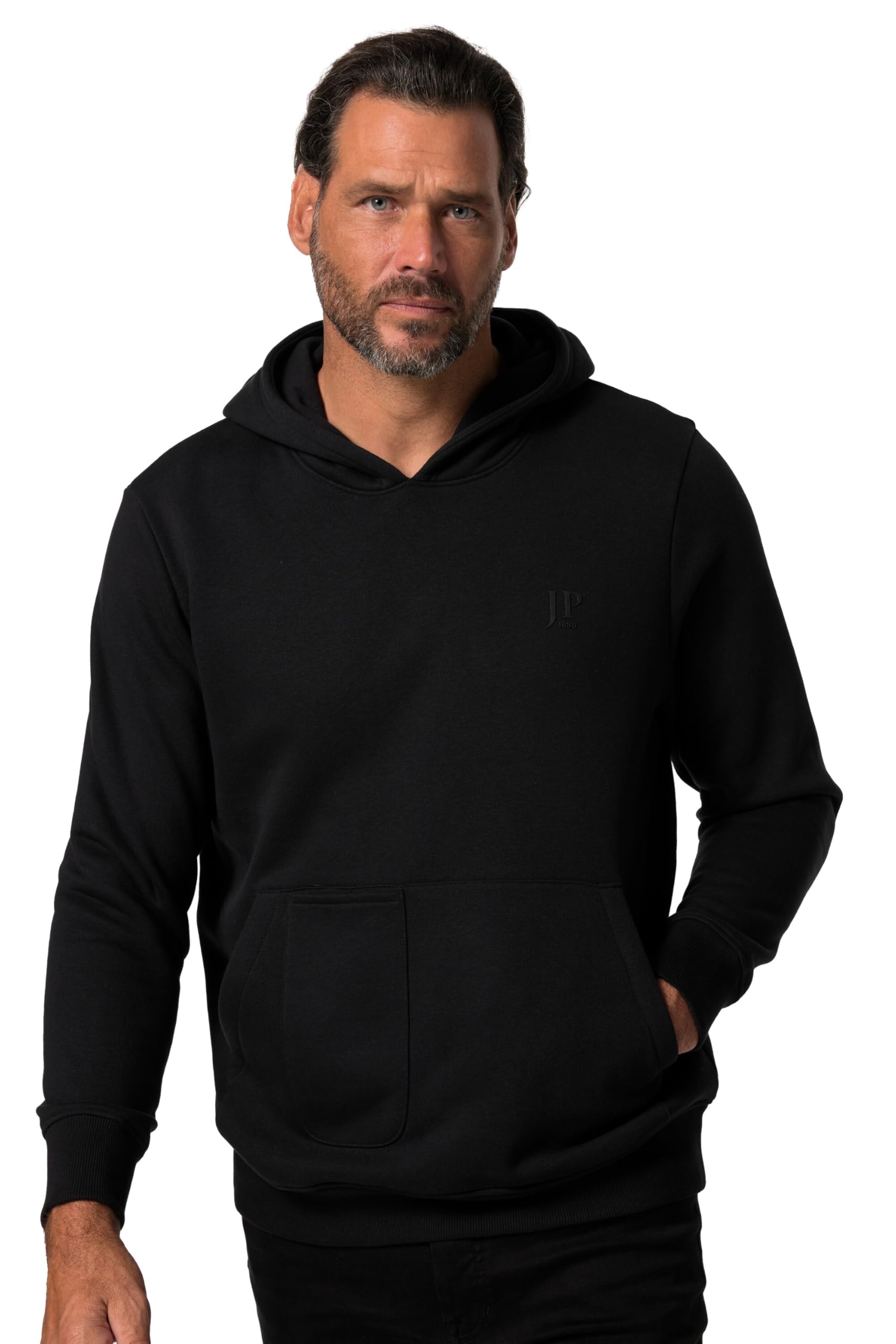 JP 1880 Herren große Größen Übergrößen Menswear L-8XL Hoodie, Kapuze, Sweat, Smartphonetasche 831581