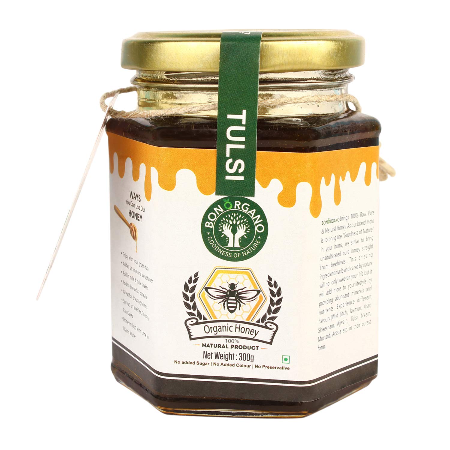 BON ORGANO Pure Natural Tulsi Honey, Basil, Organic Raw Honey, 300 GMS (B08LVLR31Q) Amazon Price History, Amazon Price Tracker