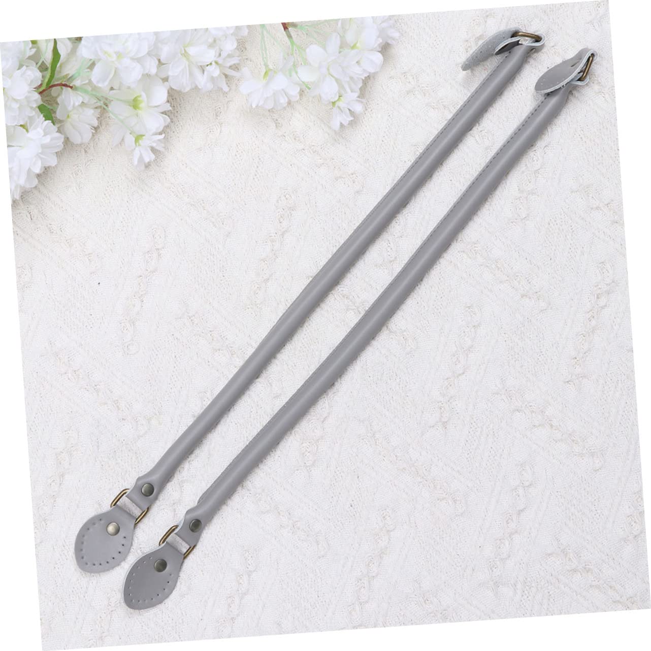 3piezas Correa De Piel Para Bolso Asa De Cuero Duradera y Estilosa Para Costura Repuesto Para Bolsos y Tote