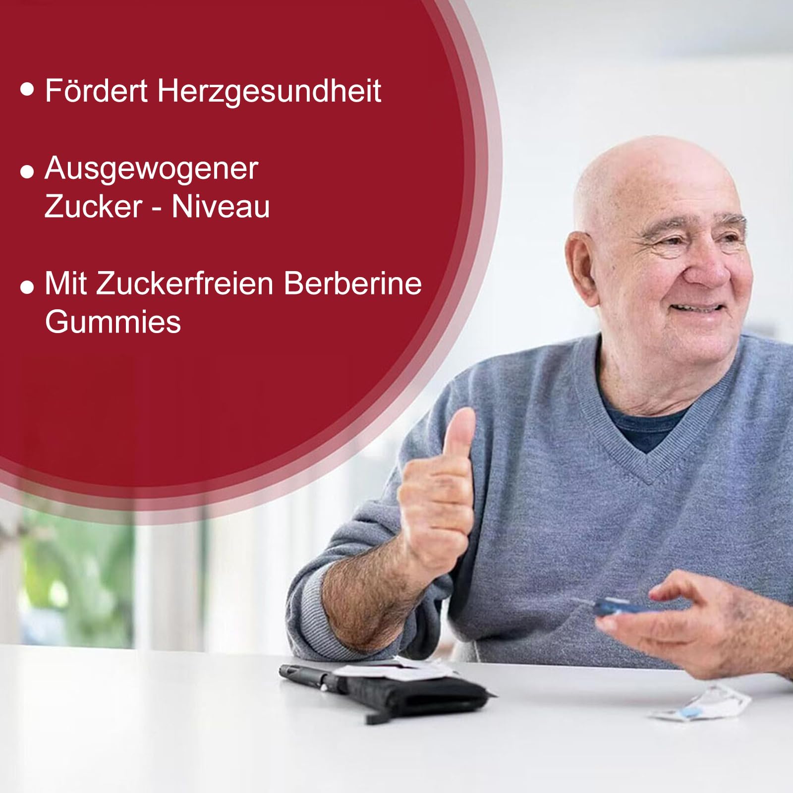 Berberin Gummies,Berberin Gummibärchen,1500mg Hochdosiert Berberine,mit Ceylon-Zimt,Kurkuma,Schwarzem Pfeffer,Zuckerfrei,Vegan,Stoffwechsel & Täglichen Energiebedarf,60 Stück