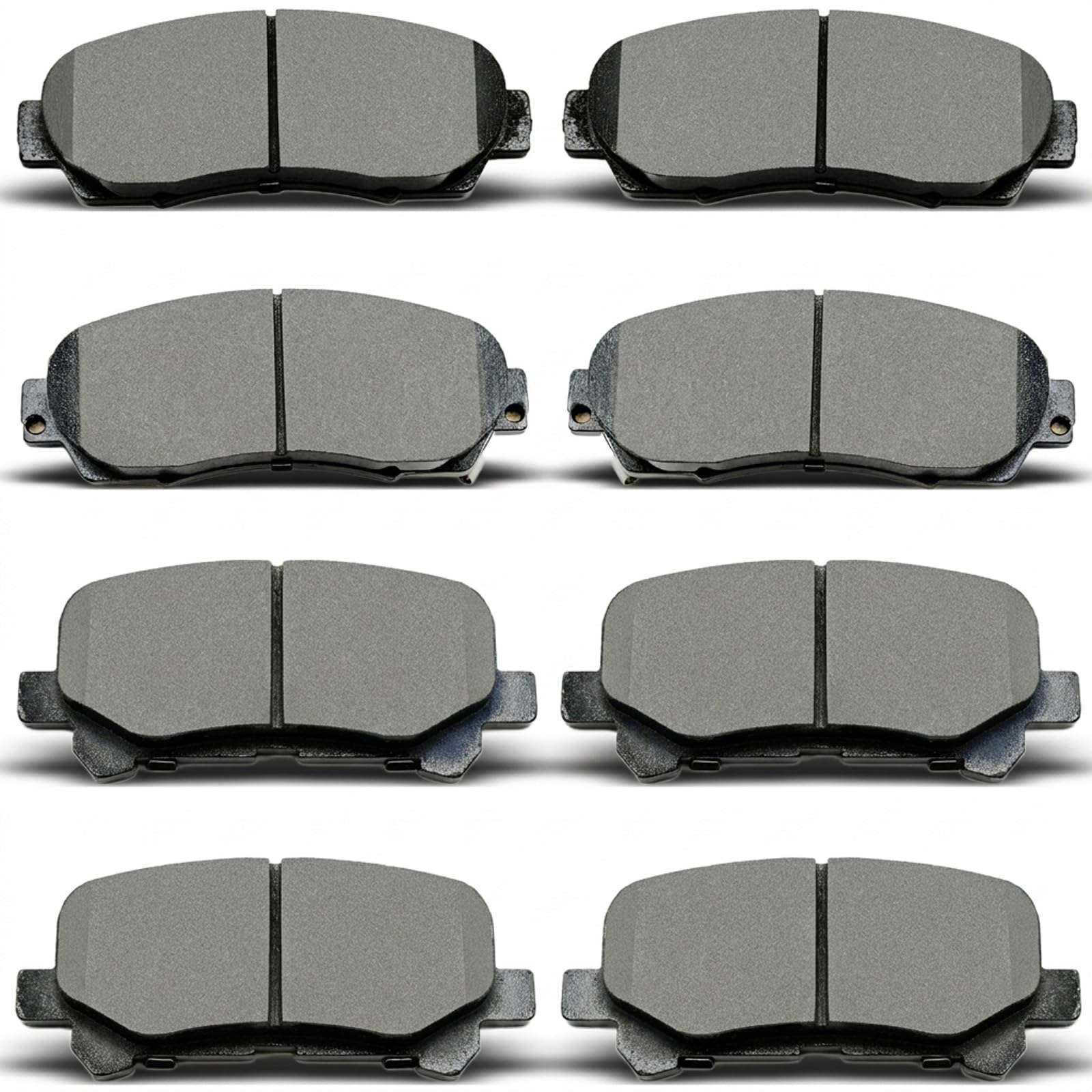 Photo 1 of DYZJKWJW D1521 D1281 Front Rear Ceramic Brake Pads Set Fit For 2011 2012 2013 2014 2015 2016 2017 Honda Odyssey (8 pcs)