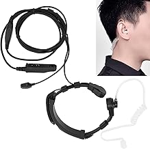 Eulbevoli Two Way Radio Earpiece, Clear Sound Quality Easy To Conceal Radio Headphones Adjustable for BF‑9700 for UV‑9R Plus for BF‑A58