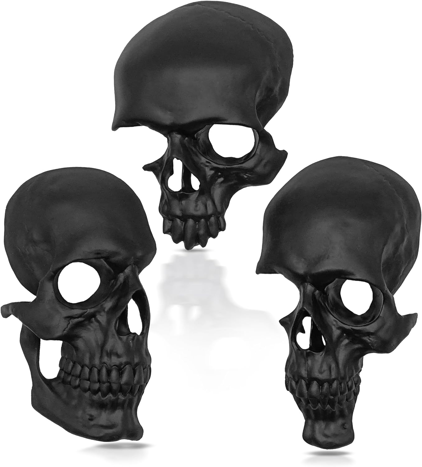 GAVIA Gothic Wall Decor Set - Gothic Decor - Black Skull Decor for Home - Spooky Gifts - Grunge Room Decor - Goth Room Decor - Horror Decor - Gothic Home Decor - Gothic Bedroom Decor - Goth Decor